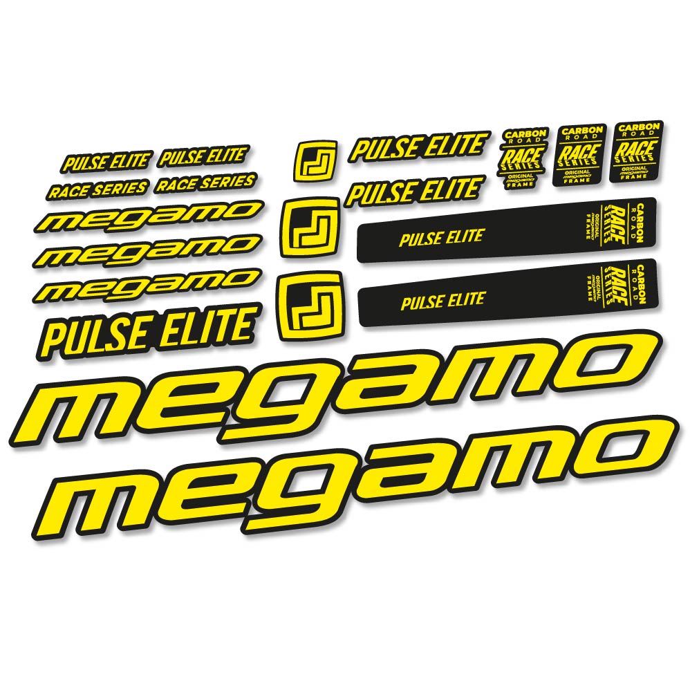 Adesivi Telaio Megamo Pulse Elite 2022 in vinile