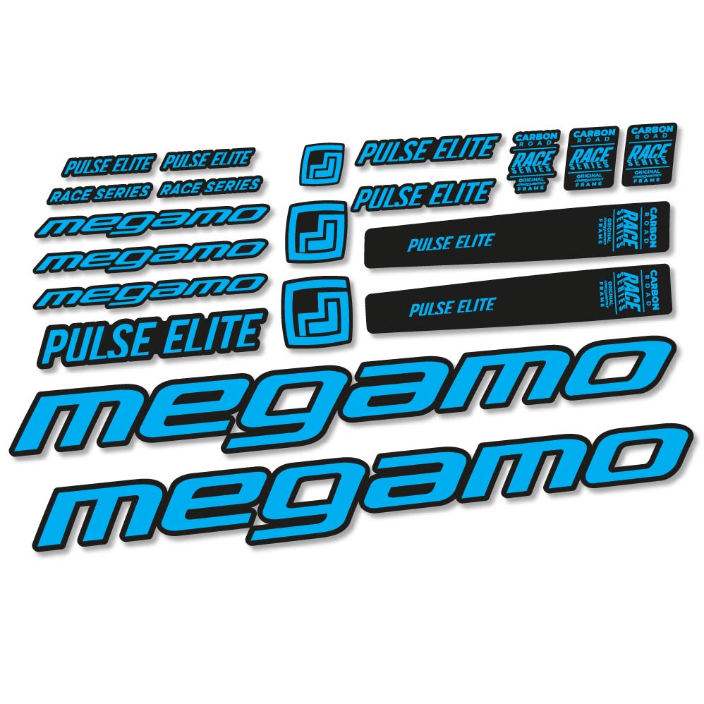 Adesivi Telaio Megamo Pulse Elite 2022 in vinile
