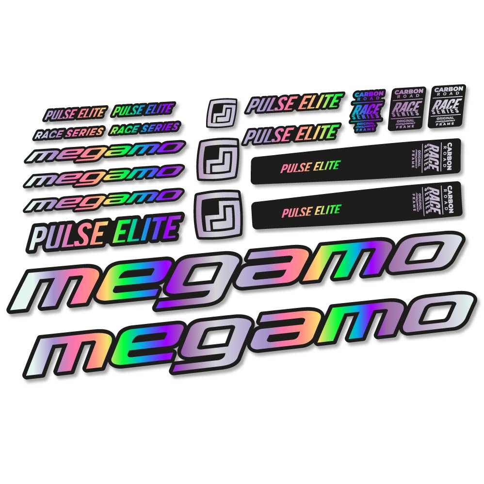 Adesivi Telaio Megamo Pulse Elite 2022 in vinile