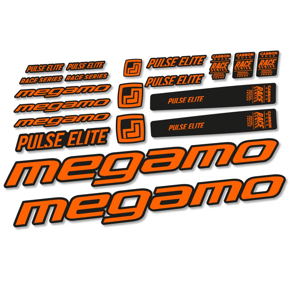 Adesivi Telaio Megamo Pulse Elite 2022 in vinile