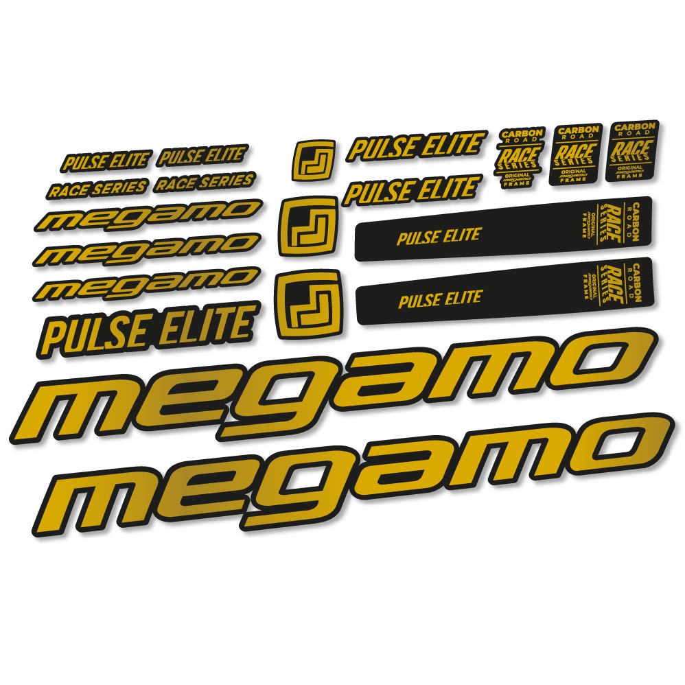 Adesivi Telaio Megamo Pulse Elite 2022 in vinile