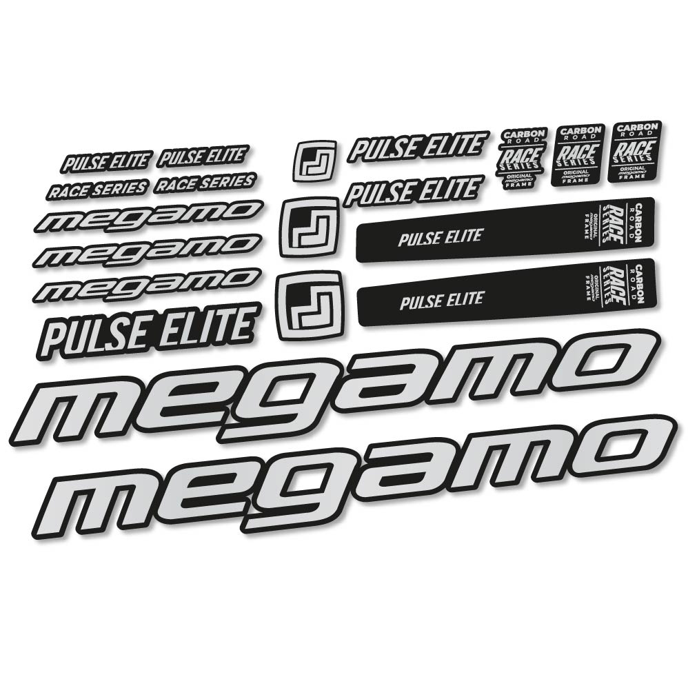 Adesivi Telaio Megamo Pulse Elite 2022 in vinile