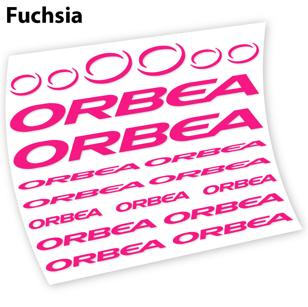 Adesivi Telaio Orbea Chart in vinile - Fucsia