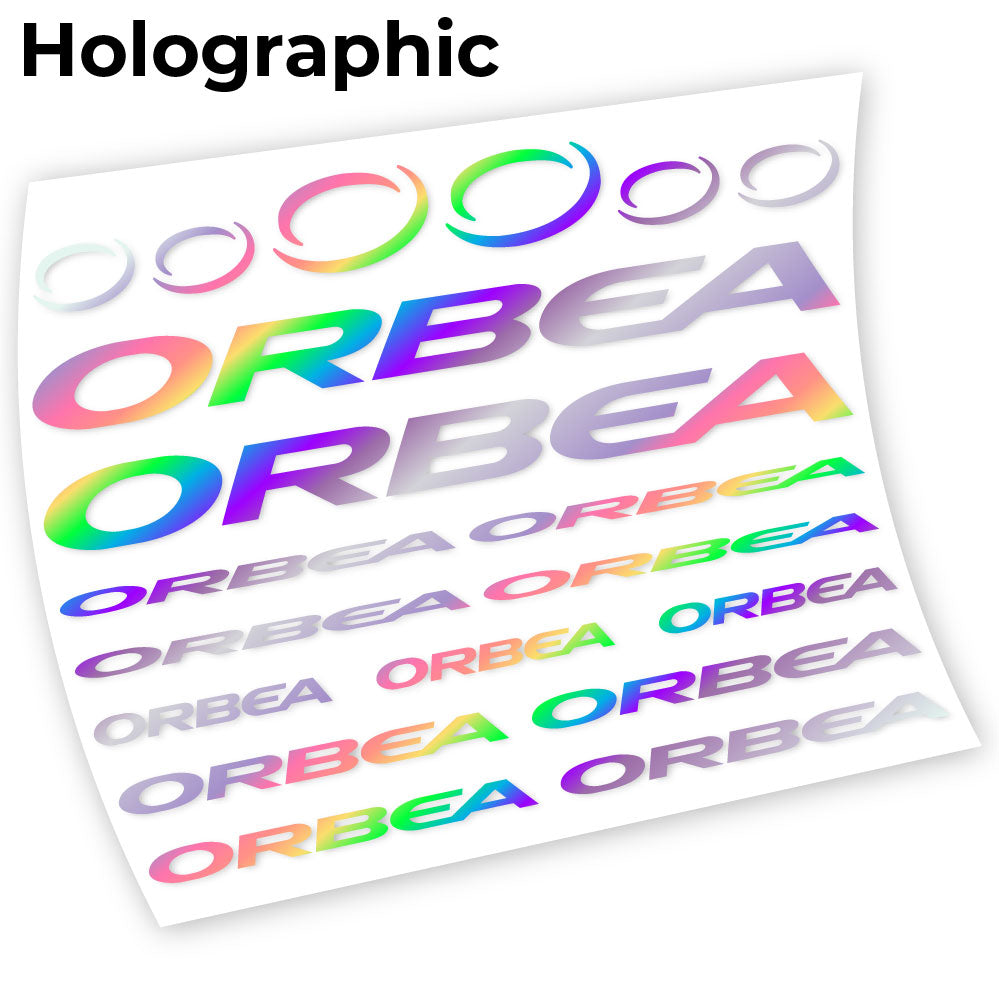 Adesivi Telaio Orbea Chart in vinile - Olografico