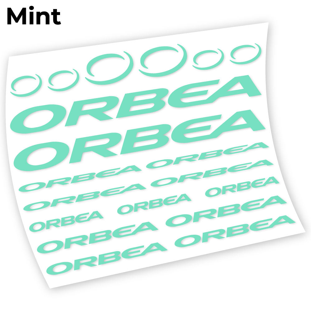 Adesivi Telaio Orbea Chart in vinile - Verde Menta