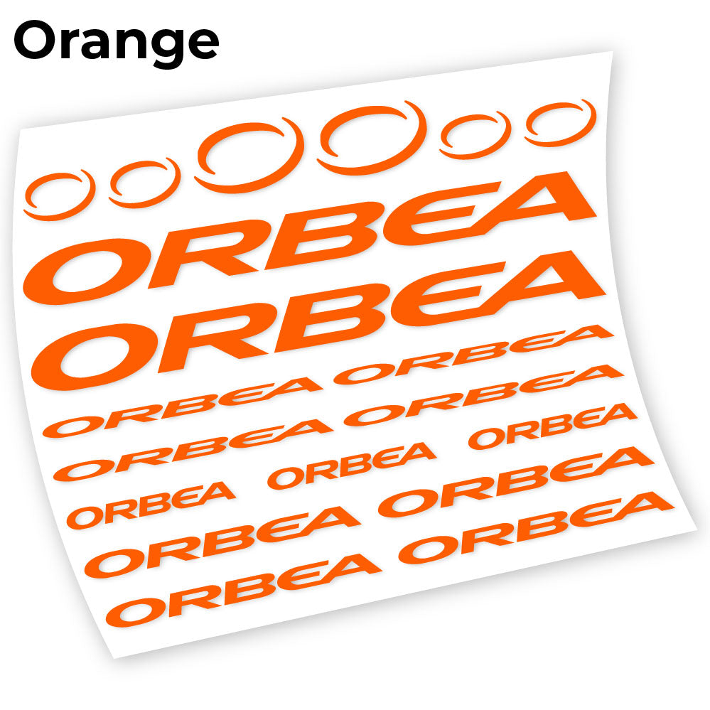 Adesivi Telaio Orbea Chart in vinile - Arancione