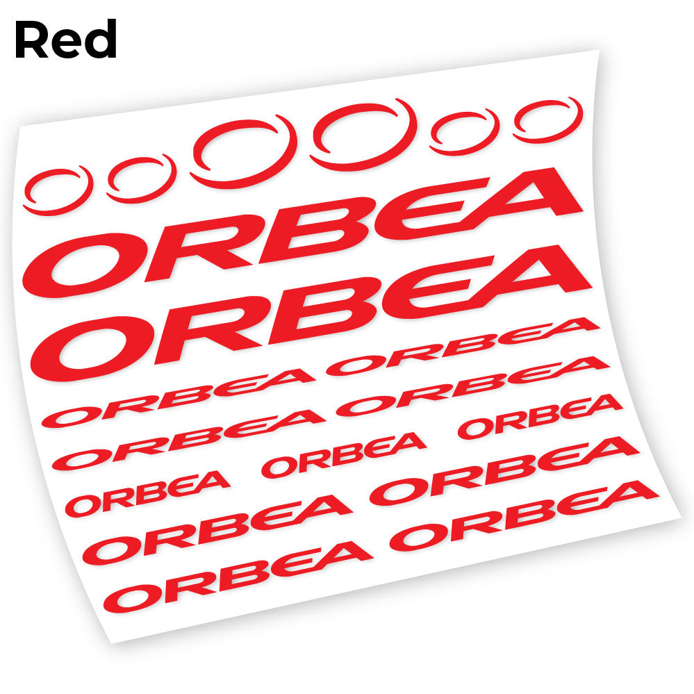 Adesivi Telaio Orbea Chart in vinile - Rosso