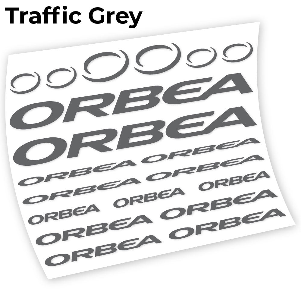 Adesivi Telaio Orbea Chart in vinile - Grigio Traffico