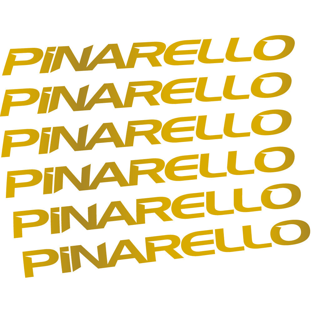 Adesivi Telaio Pinarello in vinile - Oro