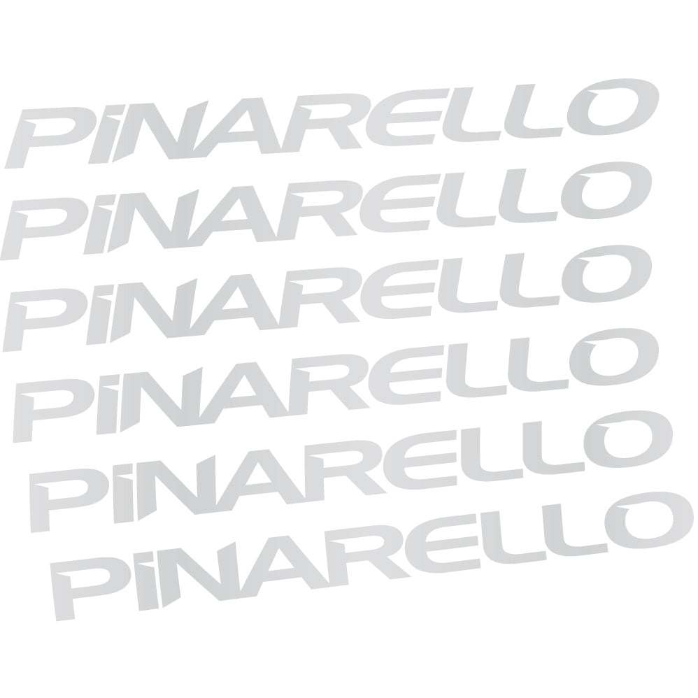 Adesivi Telaio Pinarello in vinile - Argento Chiaro