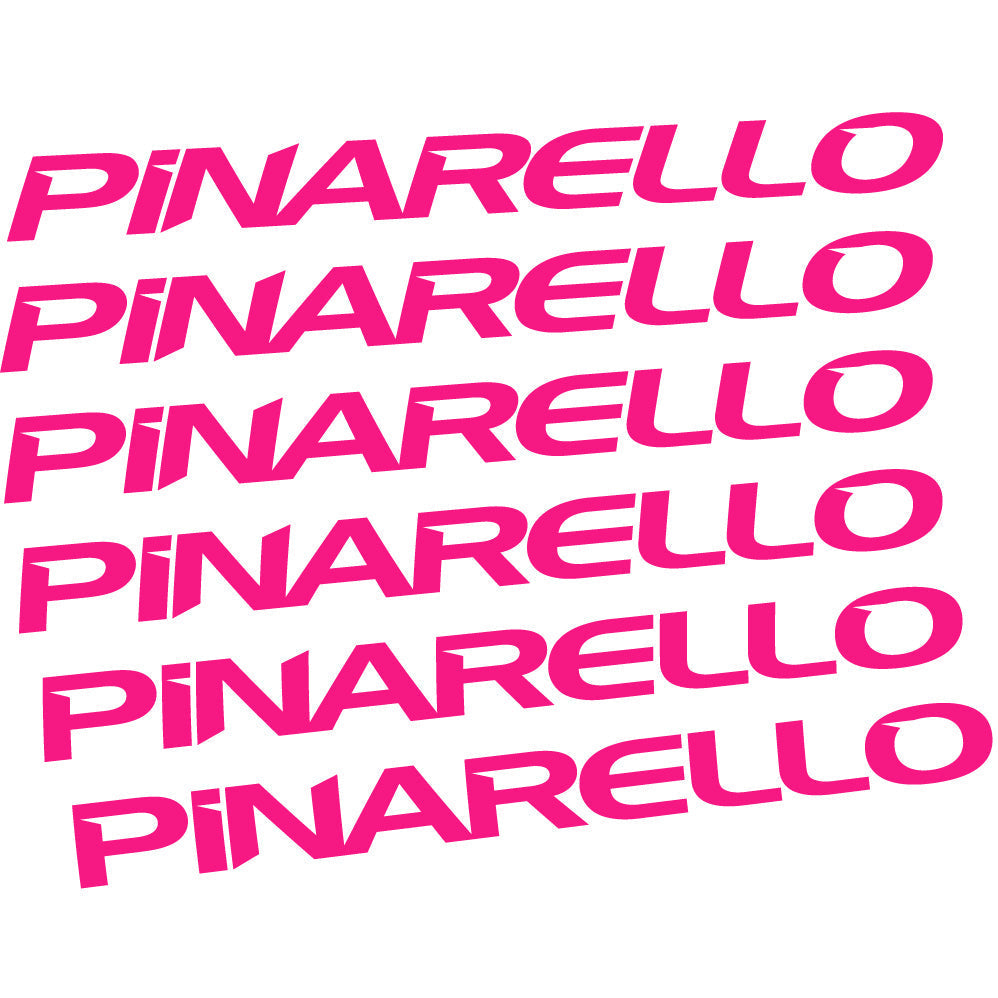 Adesivi Telaio Pinarello in vinile - Fucsia