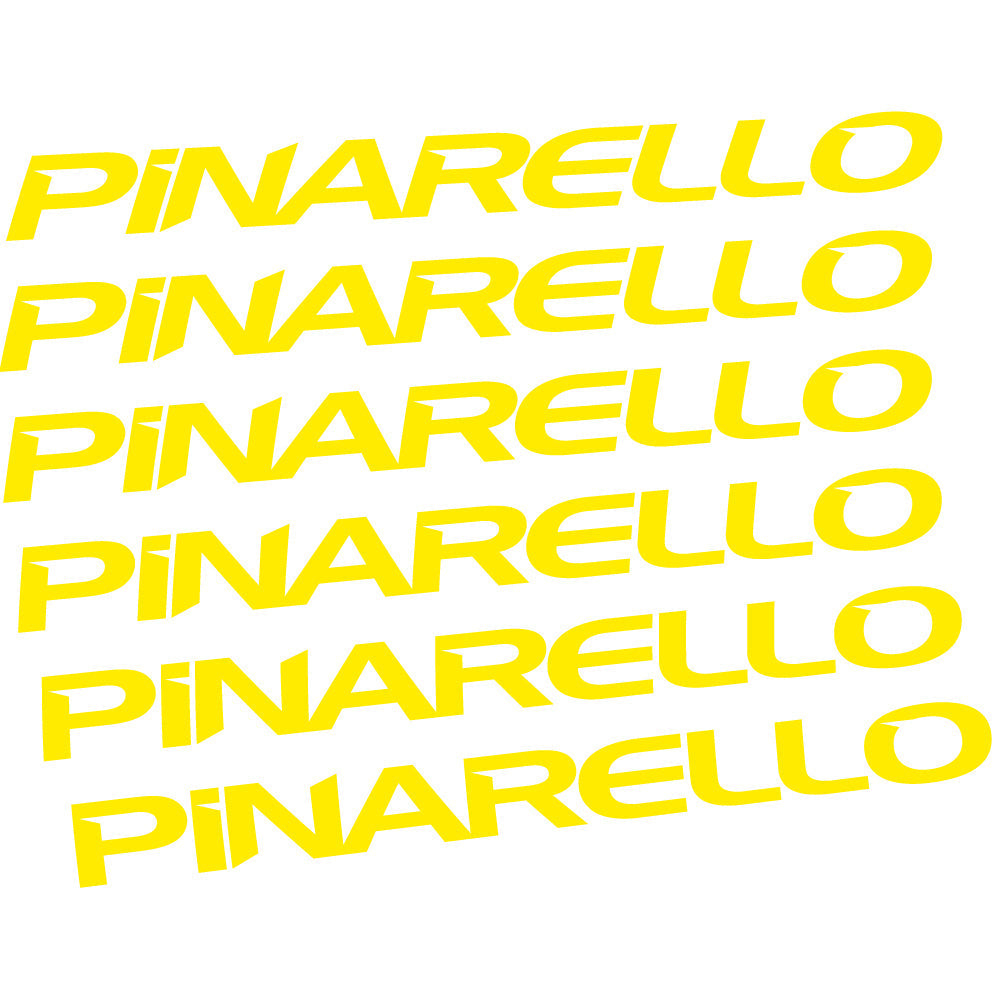 Adesivi Telaio Pinarello in vinile - Giallo