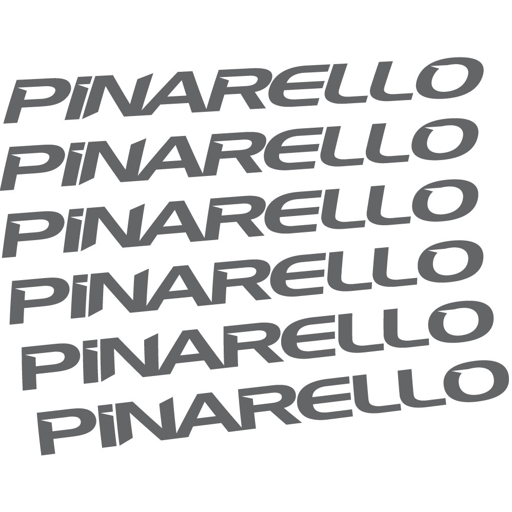 Adesivi Telaio Pinarello in vinile - Grigio Traffico