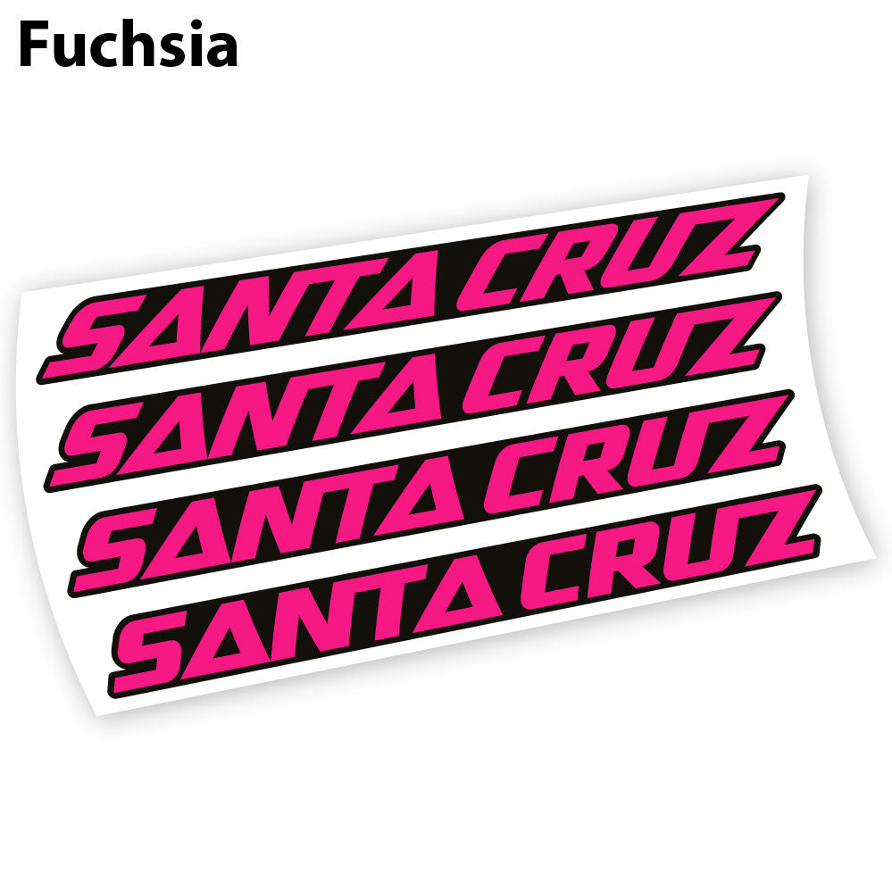 Adesivi Telaio SantaCruz in vinile - Fucsia