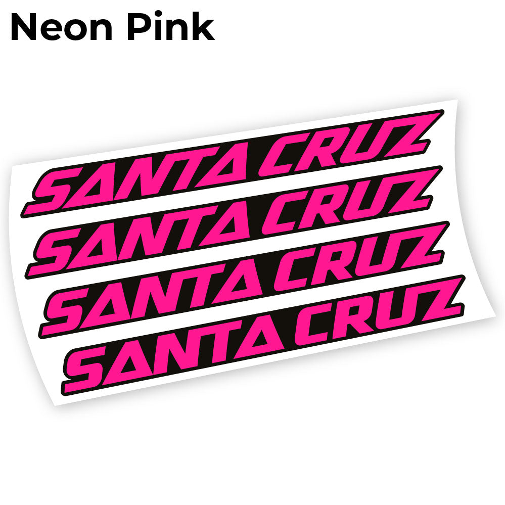 Adesivi Telaio SantaCruz in vinile - Rosa Neon