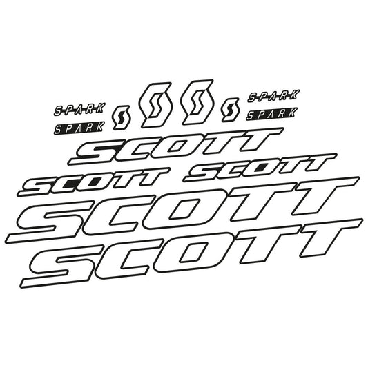 Adesivi Telaio Scott Spark RC 2022 in vinile
