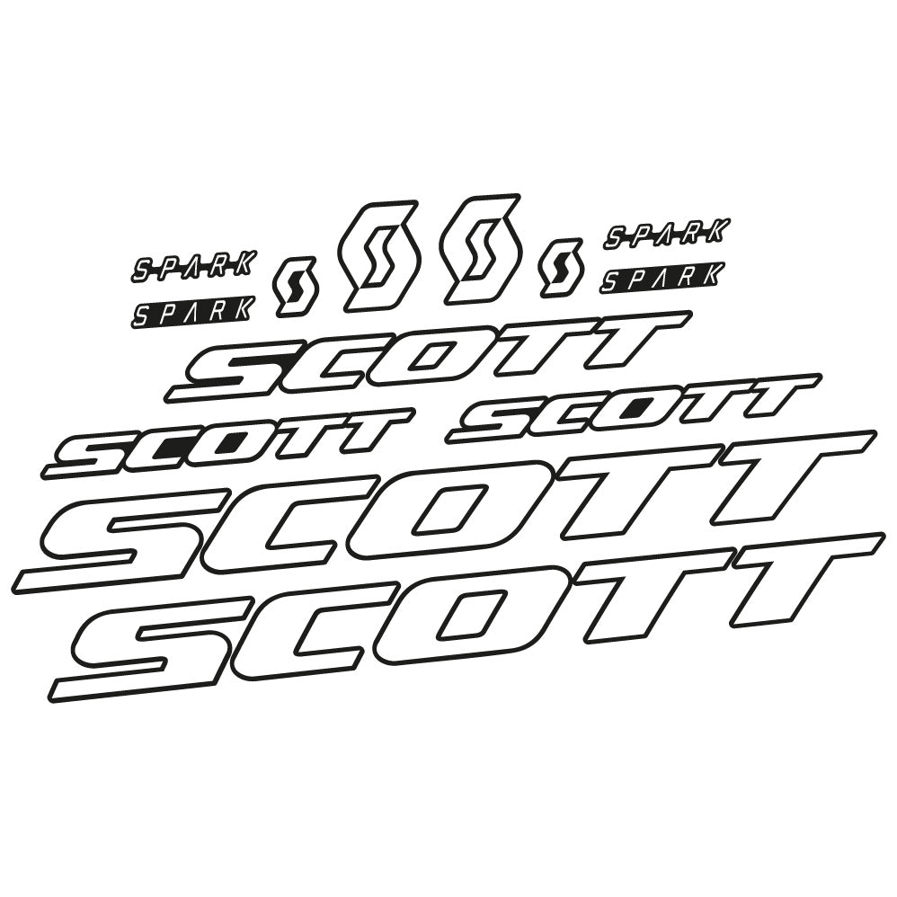 Adesivi Telaio Scott Spark RC 2022 in vinile