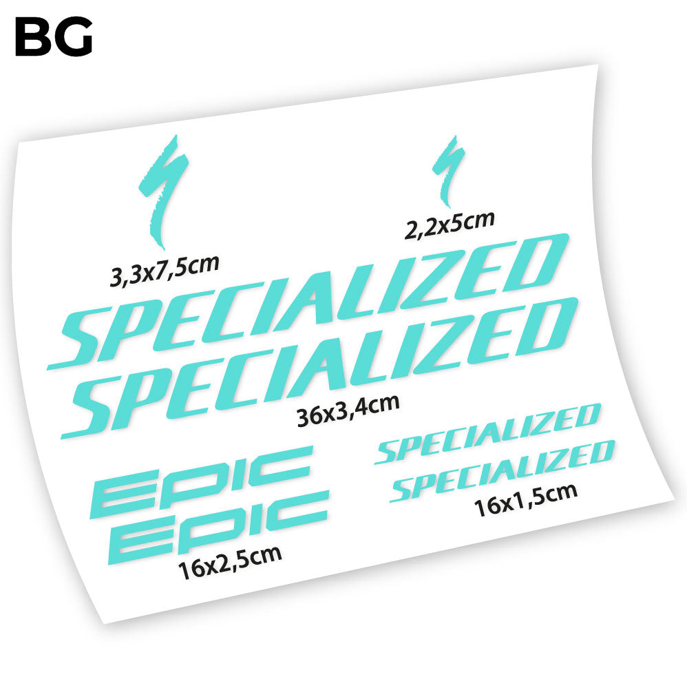 Adesivi Telaio Specialized Epic in vinile