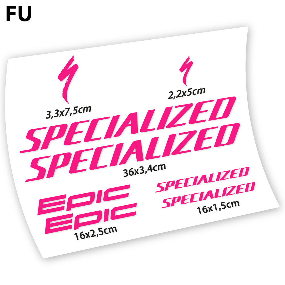 Adesivi Telaio Specialized Epic in vinile