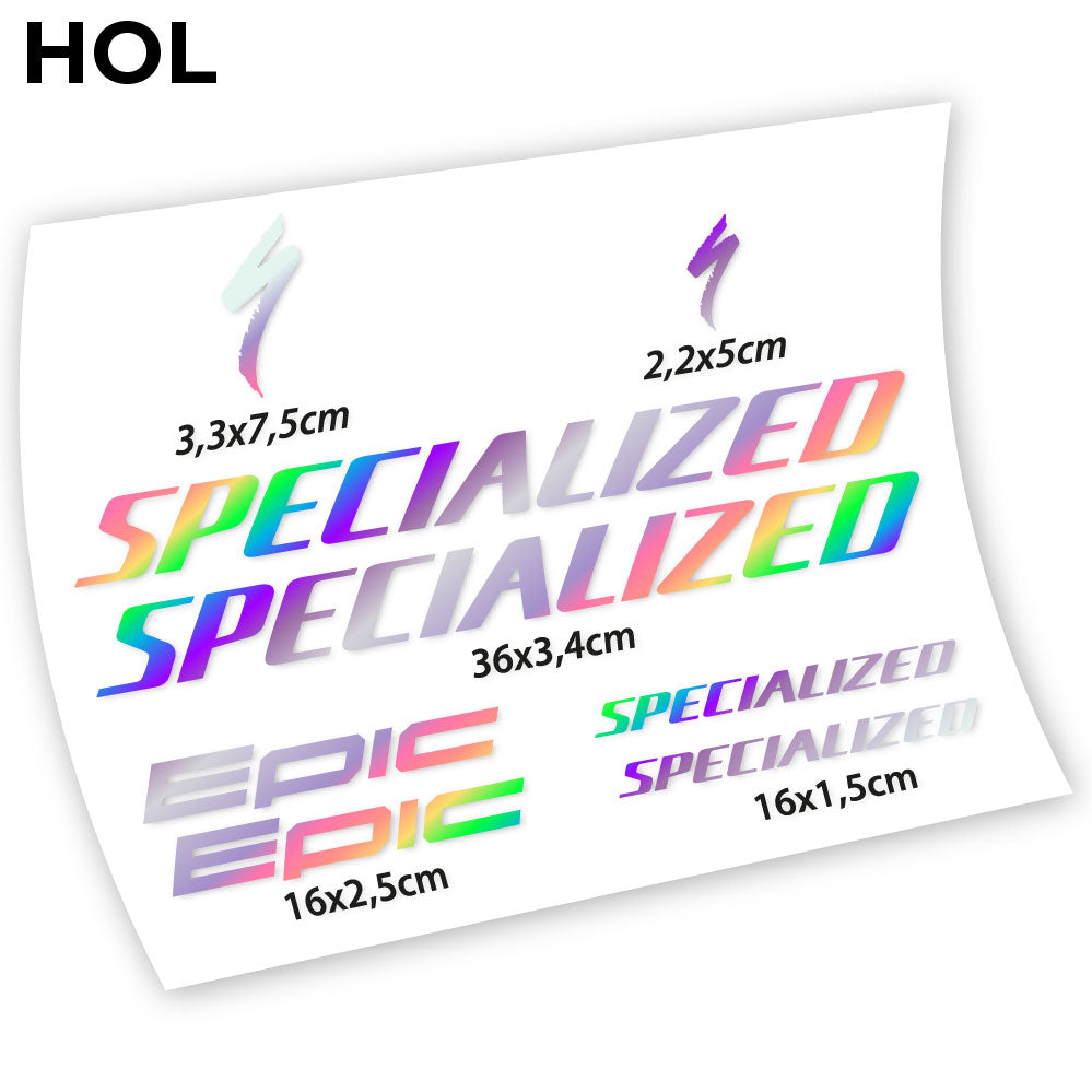 Adesivi Telaio Specialized Epic Square in vinile