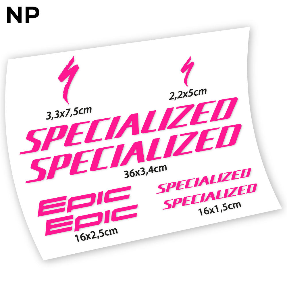 Adesivi Telaio Specialized Epic in vinile