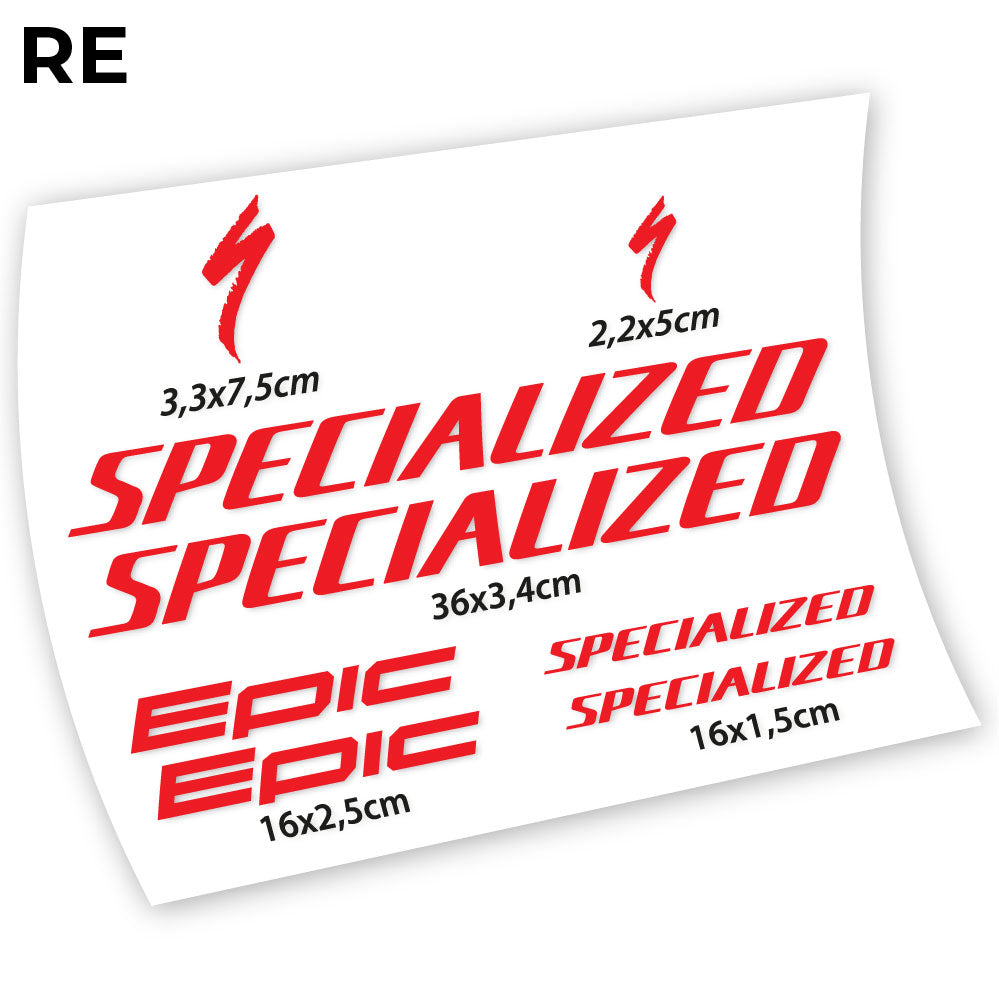 Adesivi Telaio Specialized Epic in vinile