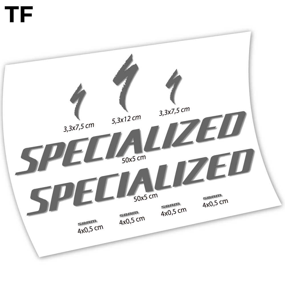 Adesivi Telaio Specialized in vinile