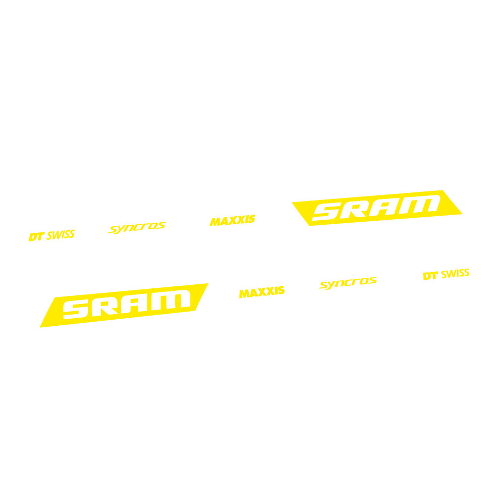 Adesivi Telaio Scott Spark RC WC Sram DT Swiss Maxxis Syncross carro posteriore in vinile