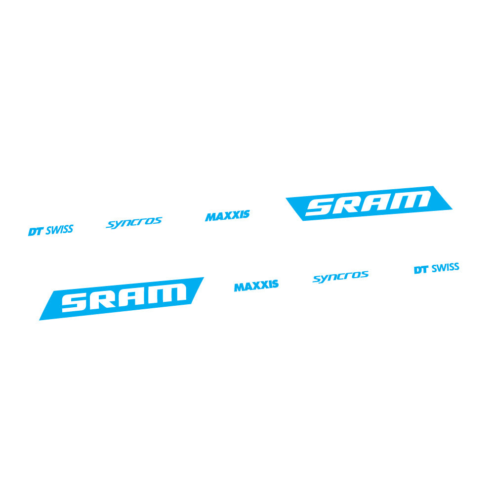 Adesivi Telaio Scott Spark RC WC Sram DT Swiss Maxxis Syncross carro posteriore in vinile