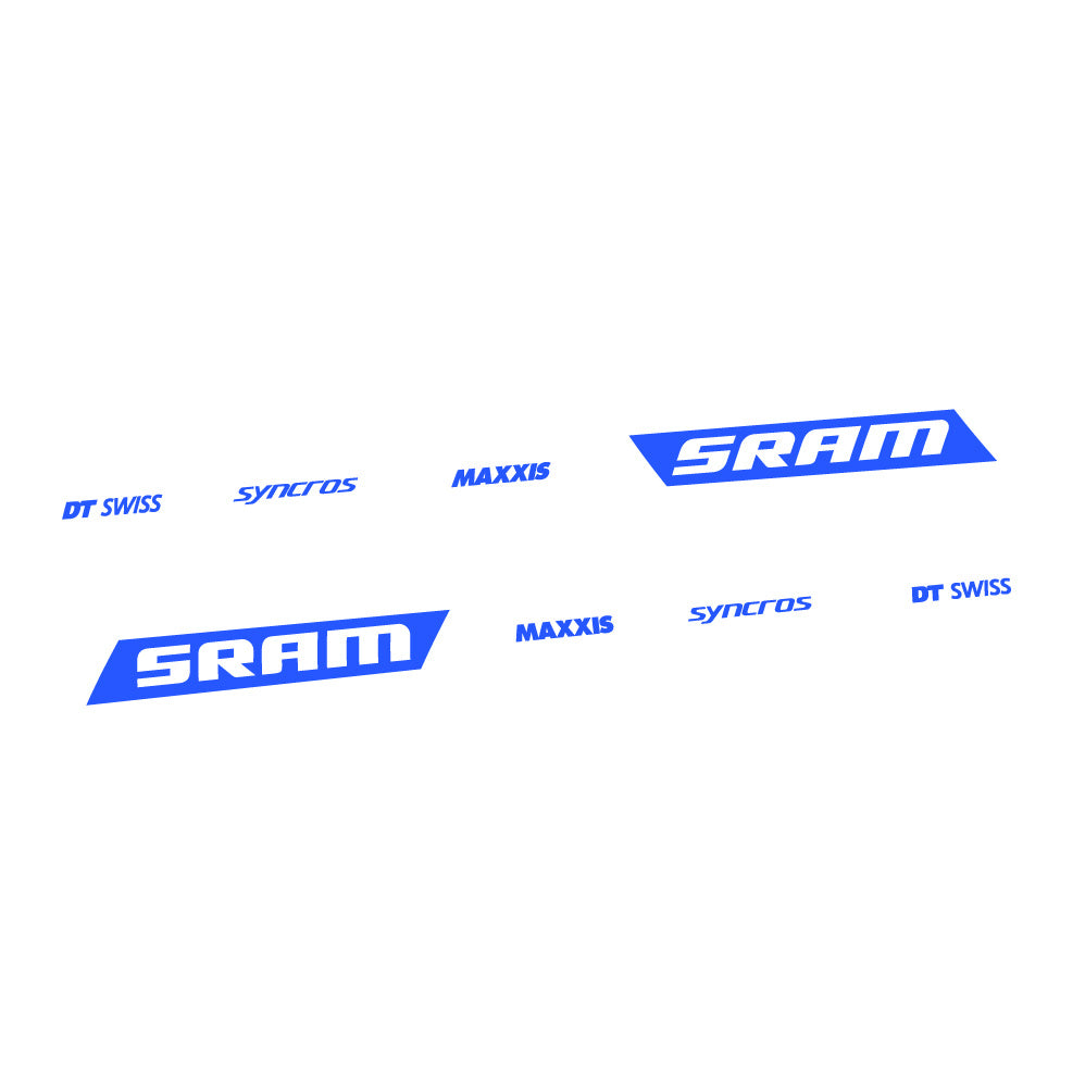 Adesivi Telaio Scott Spark RC WC Sram DT Swiss Maxxis Syncross carro posteriore in vinile