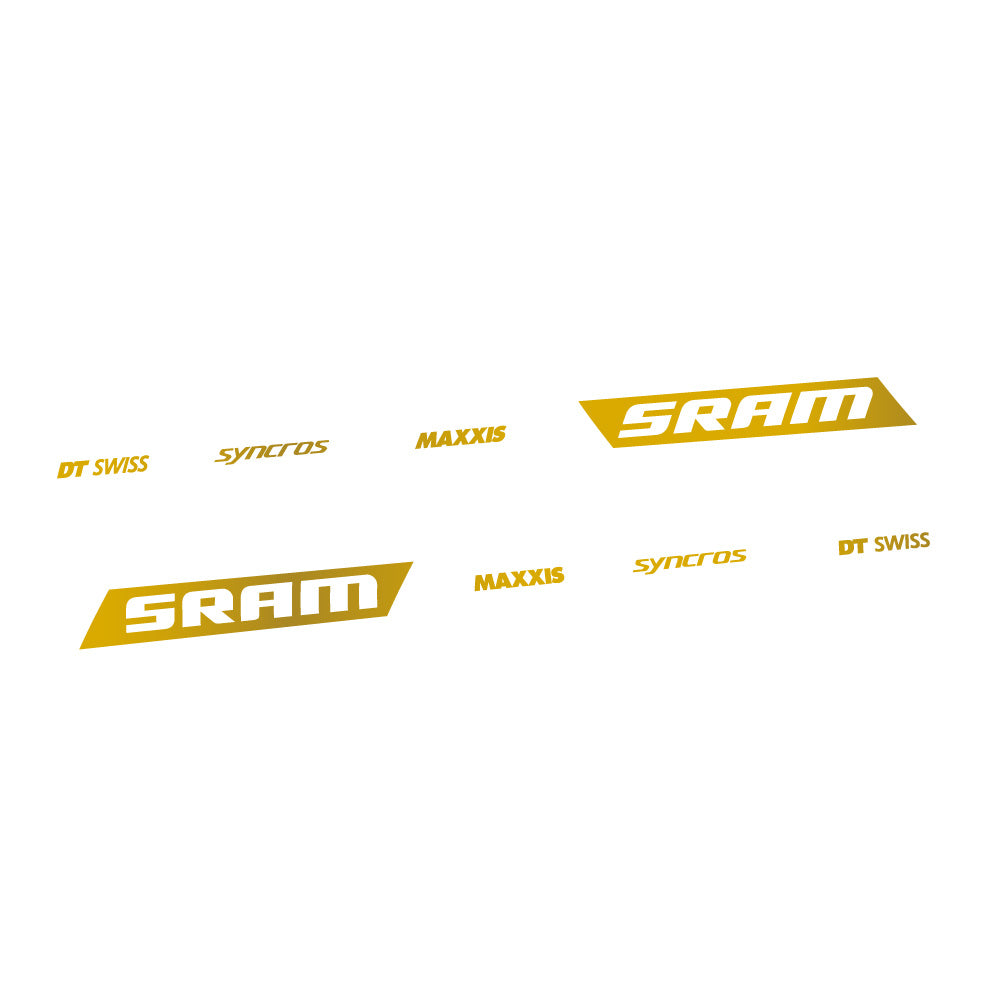 Adesivi Telaio Scott Spark RC WC Sram DT Swiss Maxxis Syncross carro posteriore in vinile