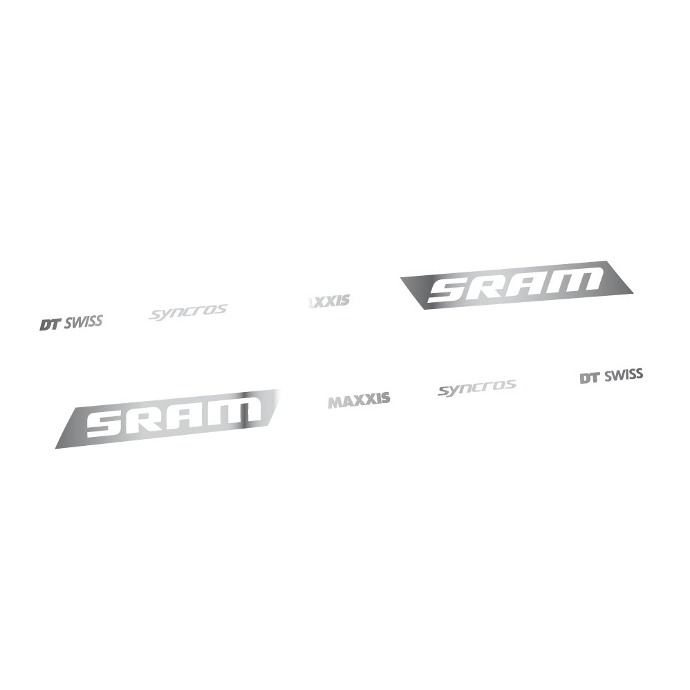 Adesivi Telaio Scott Spark RC WC Sram DT Swiss Maxxis Syncross carro posteriore in vinile