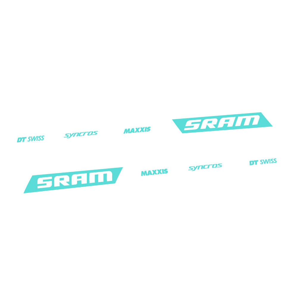 Adesivi Telaio Scott Spark RC WC Sram DT Swiss Maxxis Syncross carro posteriore in vinile