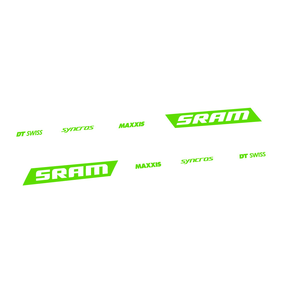 Adesivi Telaio Scott Spark RC WC Sram DT Swiss Maxxis Syncross carro posteriore in vinile