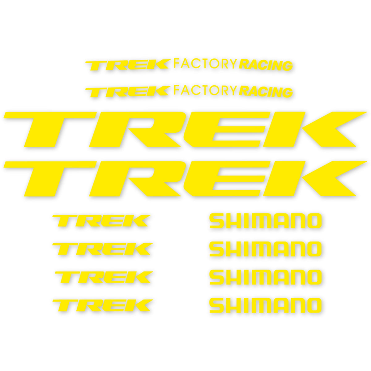 Adesivi Telaio Trek Factory Racing Team in vinile