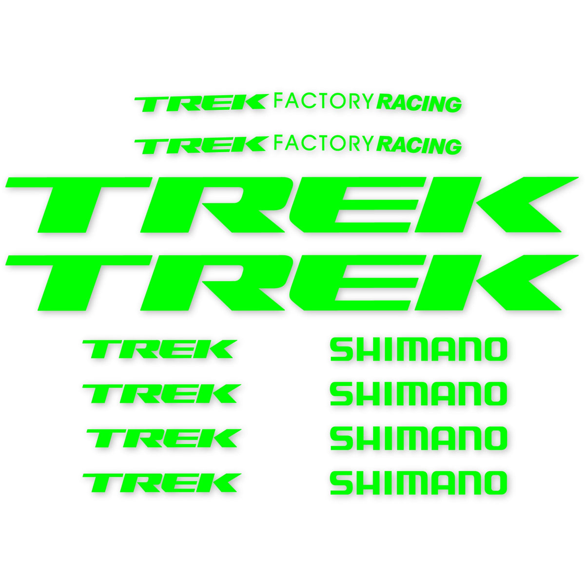 Adesivi Telaio Trek Factory Racing Team in vinile