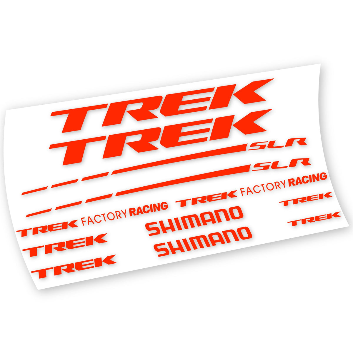 Adesivi Telaio Trek Factory Racing Team in vinile