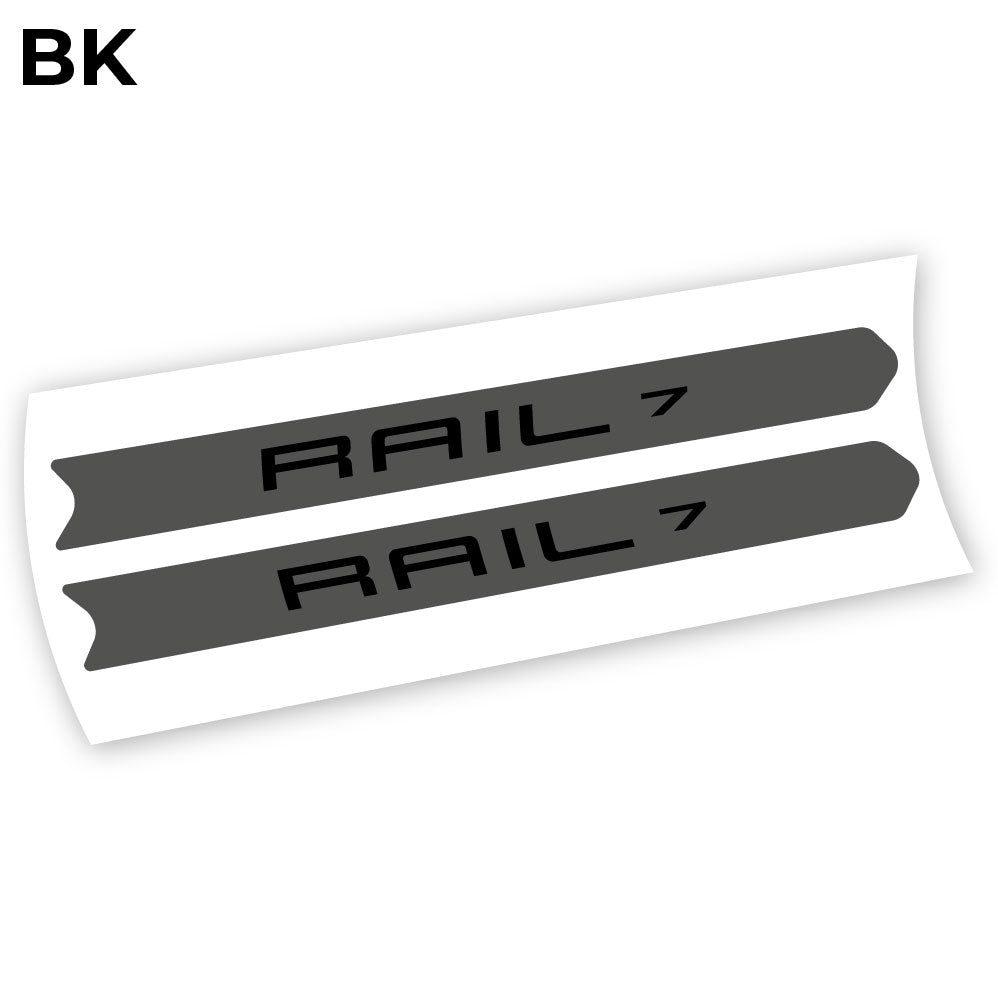 Adesivi Telaio Trek Rail in vinile - Nero