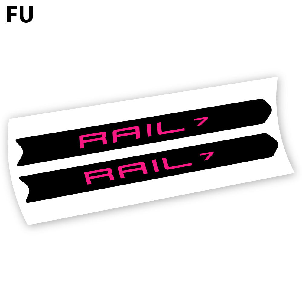 Adesivi Telaio Trek Rail in vinile - Fucsia