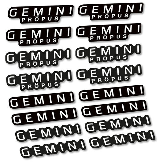 Adesivi Manubrio Gemini Propus in vinile
