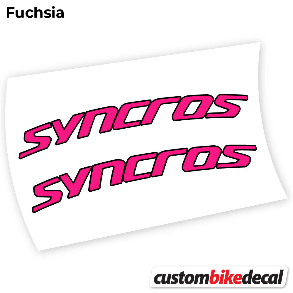Adesivi Manubrio Syncross Fraser IC SL in vinile - Fucsia