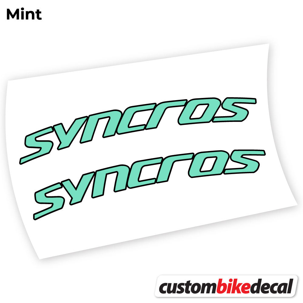 Adesivi Manubrio Syncross Fraser IC SL in vinile - Verde Menta