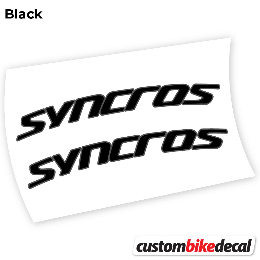 Adesivi Manubrio Syncross Fraser IC SL in vinile - Nero Opaco+Nero Lucido