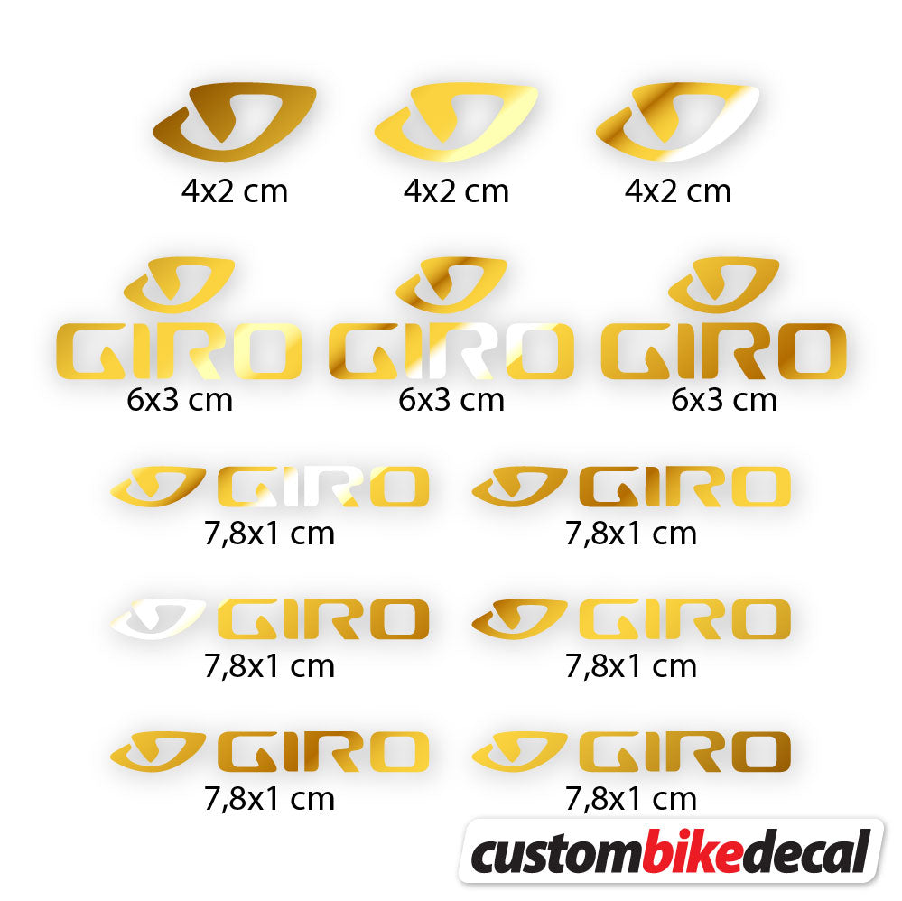 Adesivi Casco Giro in vinile