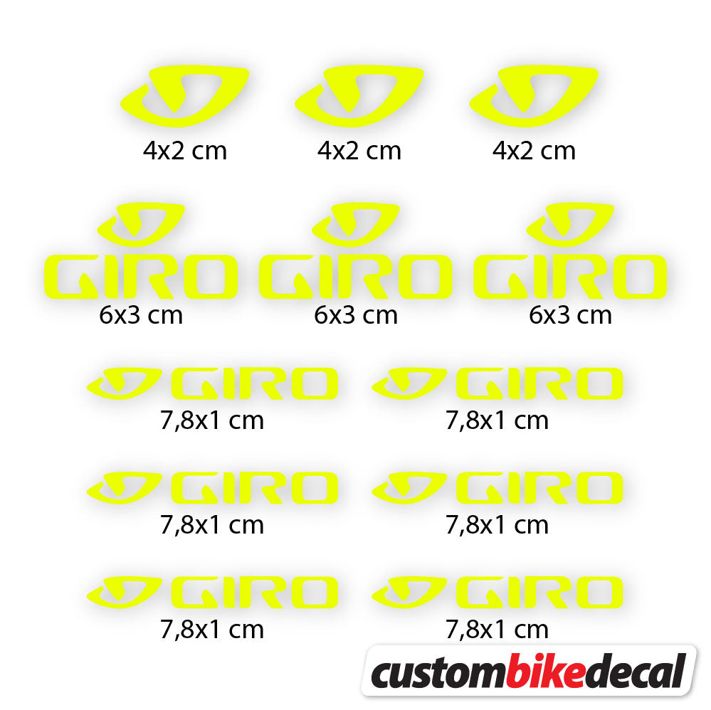 Adesivi Casco Giro in vinile - Oro Cromato