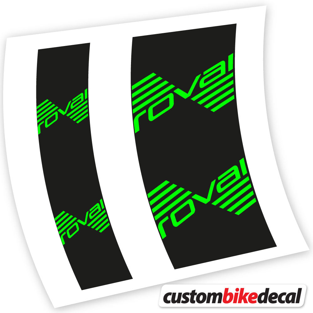 Adesivi Mozzo Roval in vinile - Verde Neon