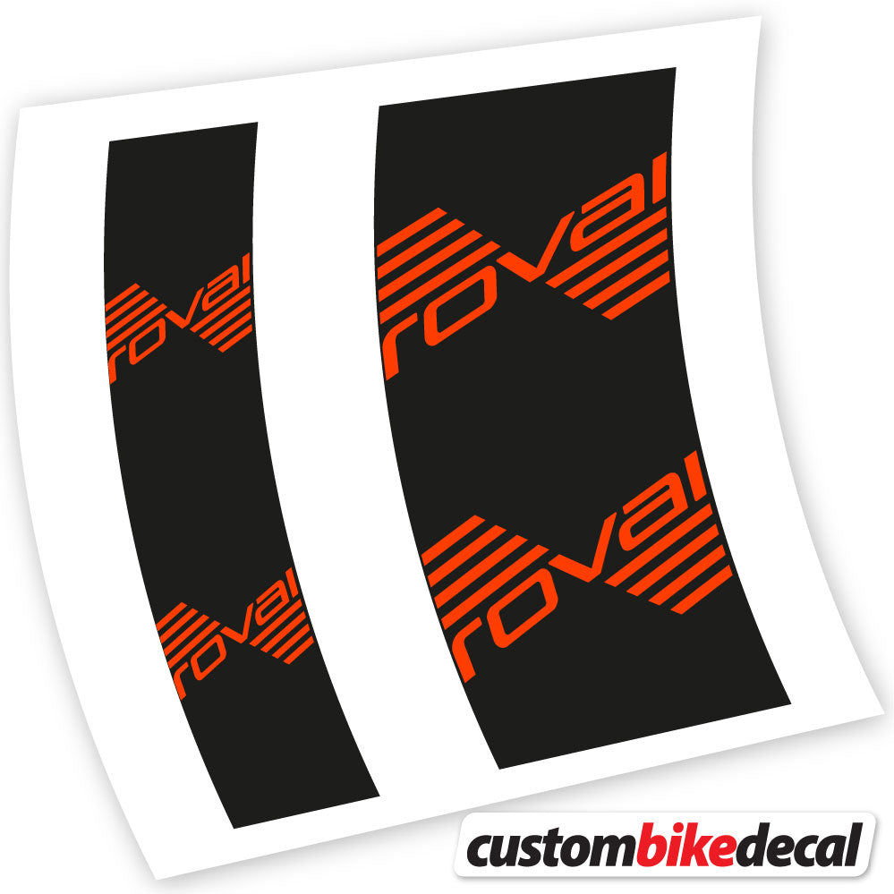 Adesivi Mozzo Roval in vinile - Arancione Neon