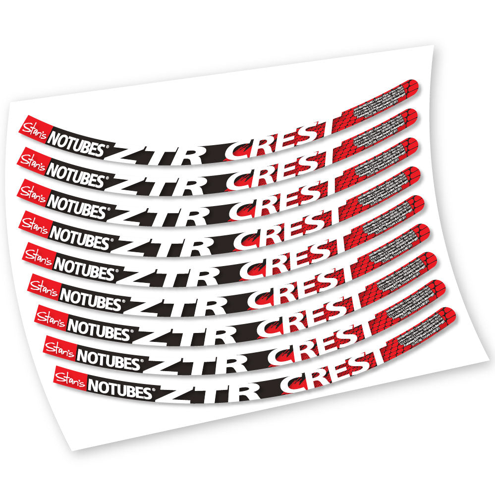 Adesivi Cerchi MTB Notubes ZTR Crest 26 in vinile