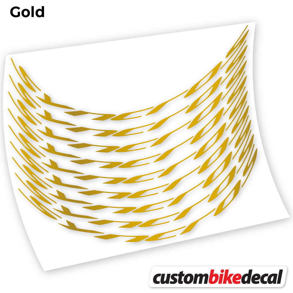 Adesivi Cerchi MTB Syncross in vinile - Oro