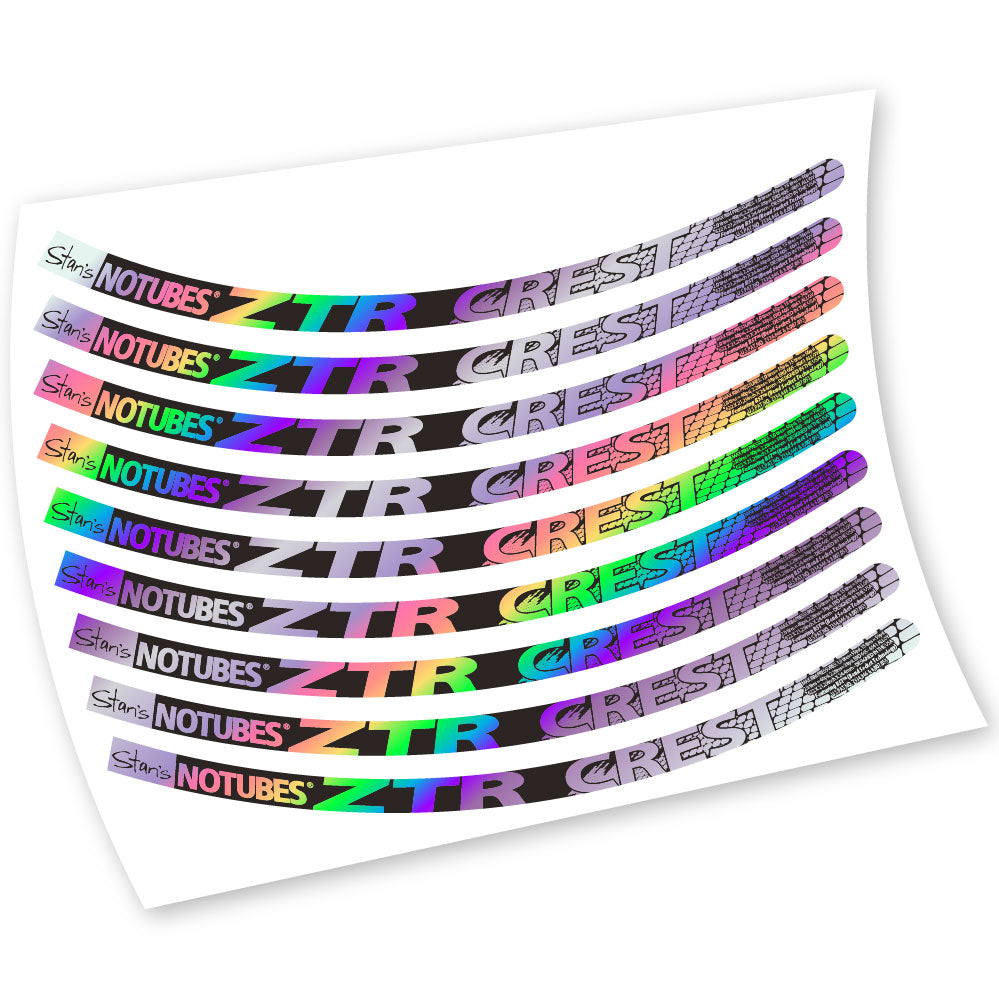 Adesivi Cerchi MTB Notubes ZTR Crest 26 in vinile